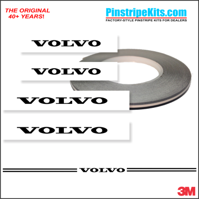 Insert an image caption here. Volvo Vinyl Logo Decal Emblem Pinstripe Stripe Kit