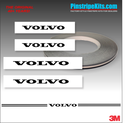 Insert an image caption here. Volvo Vinyl Logo Decal Emblem Pinstripe Stripe Kit