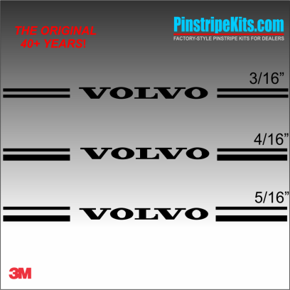 Insert an image caption here. Volvo Vinyl Logo Decal Emblem Pinstripe Stripe Kit