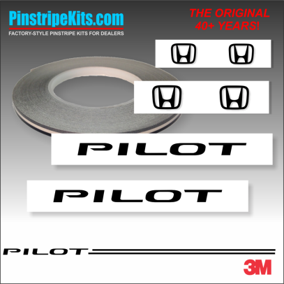 Honda Pilot Accord Civic CRV CR-V Odyssey Pilot Ridgeline Fit HRV HR-V Crosstour vinyl pinstripe emblem logo decal graphic stripe sticker kit