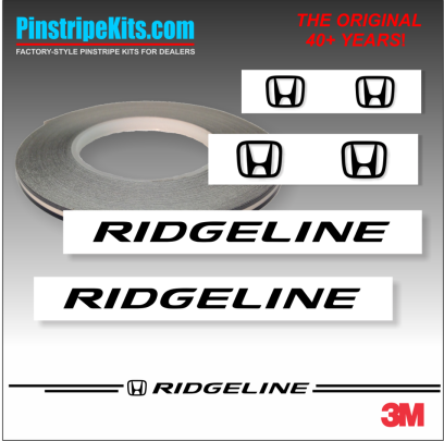 Honda Pilot Accord Civic CRV CR-V Odyssey Pilot Ridgeline Fit HRV HR-V Crosstour vinyl pinstripe emblem logo decal graphic stripe sticker kit