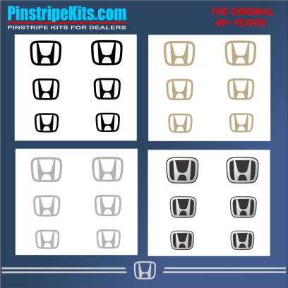 Honda Pilot Accord Civic CRV CR-V Odyssey Pilot Ridgeline Fit HRV HR-V Crosstour vinyl pinstripe emblem logo decal graphic stripe sticker kit