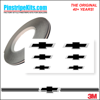 Chevrolet  Chev Chevy bowtie Silverado Impala Malibu Cruze traverse tahoe suburban equinox colorado bowtie chevrolet decal vinyl pinstripe emblem stripe logo decal graphic graphics decals stickers