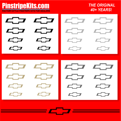Chevrolet  Chev Chevy bowtie Silverado Impala Malibu Cruze traverse tahoe suburban equinox colorado bowtie chevrolet decal vinyl pinstripe emblem stripe logo decal graphic graphics decals stickers