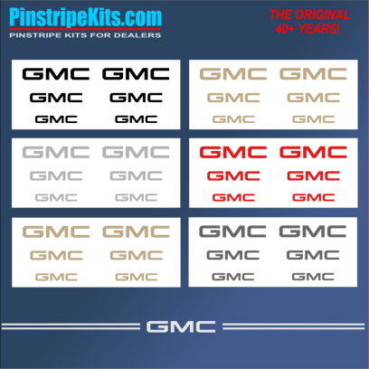 GMC Terrain Sierra acadia terrain yukon envoy vinyl pinstripe emblem stripe logo decal graphic