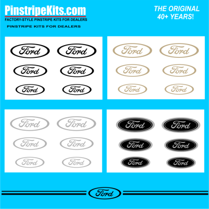 Ford focus explorer f150 expedition taurus escape fusion vinyl pinstripe emblem stripe logo decal graphic