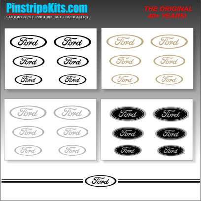 Ford focus explorer f150 expedition taurus escape fusion vinyl pinstripe emblem stripe logo decal graphic