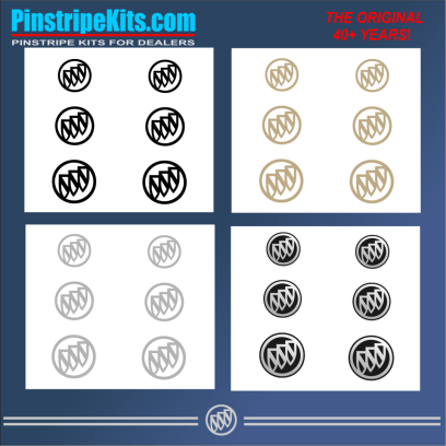 Buick Regal LaCrosse Envision Encore Enclave vinyl pinstripe emblem stripe logo decal graphic emblem logo vinyl decal pinstripe graphic sticker stripe