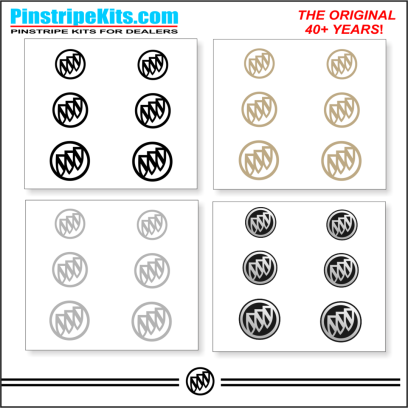 Buick Regal LaCrosse Envision Encore Enclave vinyl pinstripe emblem stripe logo decal graphic emblem logo vinyl decal pinstripe graphic sticker stripe