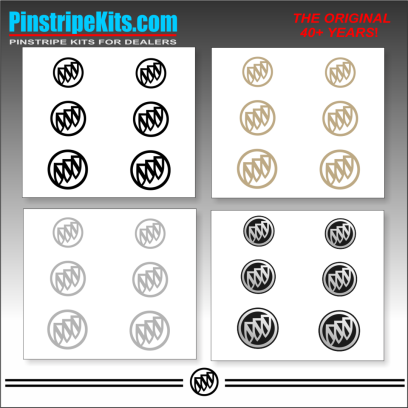 Buick Regal LaCrosse Envision Encore Enclave vinyl pinstripe emblem stripe logo decal graphic emblem logo vinyl decal pinstripe graphic sticker stripe