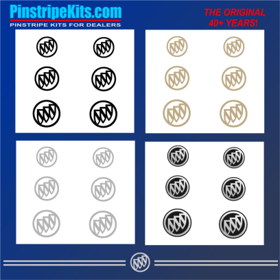 Buick Regal LaCrosse Envision Encore Enclave vinyl pinstripe emblem stripe logo decal graphic emblem logo vinyl decal pinstripe graphic sticker stripe