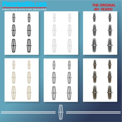 Lincoln vinyl pinstripe emblem stripe logo decal graphicvinyl pinstripe emblem stripe logo decal graphic stickers
