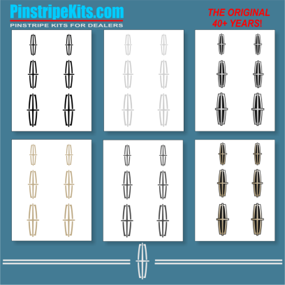 Lincoln vinyl pinstripe emblem stripe logo decal graphicvinyl pinstripe emblem stripe logo decal graphic stickers