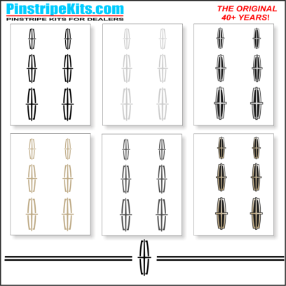 Lincoln vinyl pinstripe emblem stripe logo decal graphicvinyl pinstripe emblem stripe logo decal graphic stickers