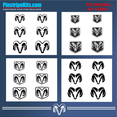 ram truck HEMI turbo diesel off road 1500 2500 3500 vinyl pinstripe emblem stripe logo decal graphic emblem logo vinyl decal pinstripe graphic sticker stripe