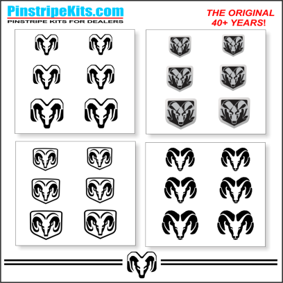 ram truck HEMI turbo diesel off road 1500 2500 3500 vinyl pinstripe emblem stripe logo decal graphic emblem logo vinyl decal pinstripe graphic sticker stripe