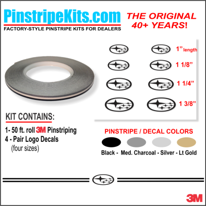 Subaru Legacy, WRX, Impreza, Ascent, Outback Forester, Crosstrek ,auto,car,vehicle,vinyl, pinstripe,pinstripes,stripes,small,logo,logos,small,decal,decals,emblem,emblems,graphic,graphics