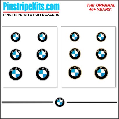 BMW 1 series, 2 series, 3 series, 4 series, 5 series, 6 series, vinyl pinstripe emblem stripe logo decal graphic emblem logo vinyl decal pinstripe graphic sticker stripe