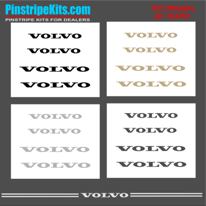 Insert an image caption here. Volvo Vinyl Logo Decal Emblem Pinstripe Stripe Kit