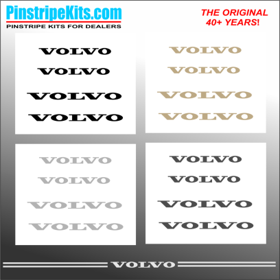 Insert an image caption here. Volvo Vinyl Logo Decal Emblem Pinstripe Stripe Kit