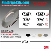 KIA vinyl logo decal emblem 3M pinstripe stripe kit