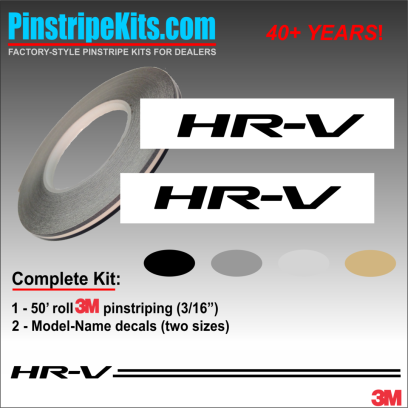 Honda CR-V CRV Accord Civic Ridgeline Odyssey HR-V Passport Pilot vinyl  logo emblem decal pinstripe kit