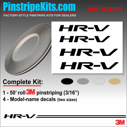 Honda CR-V CRV Accord Civic Ridgeline Odyssey HR-V Passport Pilot vinyl  logo emblem decal pinstripe kit