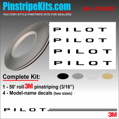 Honda CR-V CRV Accord Civic Ridgeline Odyssey HR-V Passport Pilot vinyl  logo emblem decal pinstripe kit