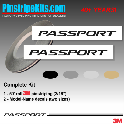 Honda CR-V CRV Accord Civic Ridgeline Odyssey HR-V Passport Pilot vinyl  logo emblem decal pinstripe kit
