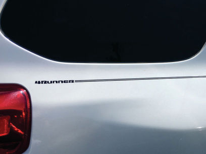Toyota Camry Corolla Rav4 Tundra Tacoma 4Runnner Highlander vinyl pinstripe emblem stripe logo decal graphic