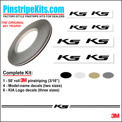 KIA vinyl logo decal emblem 3M pinstripe stripe kit