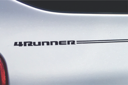 Toyota Camry Corolla Rav4 Tundra Tacoma 4Runnner Highlander vinyl pinstripe emblem stripe logo decal graphic