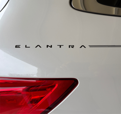 Hyundai Vinyl Logo Emblem Decal Stripe Pinstripe Kit
