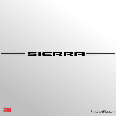 GMC vinyl logo decal emblem 3M pinstripe stripe kit