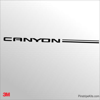 GMC vinyl logo decal emblem 3M pinstripe stripe kit