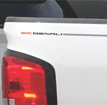 GMC vinyl logo decal emblem 3M pinstripe stripe kit