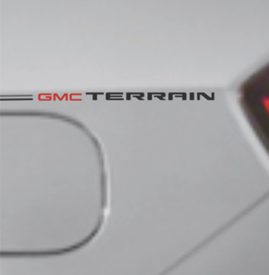GMC vinyl logo decal emblem 3M pinstripe stripe kit