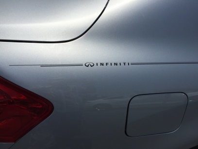 Infiniti vinyl pinstripe emblem stripe logo decal graphic