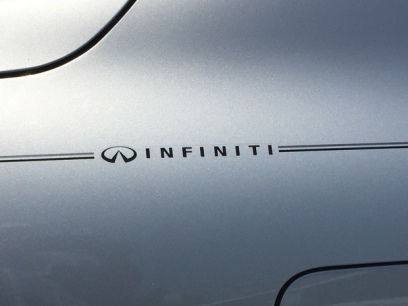 Infiniti vinyl pinstripe emblem stripe logo decal graphic