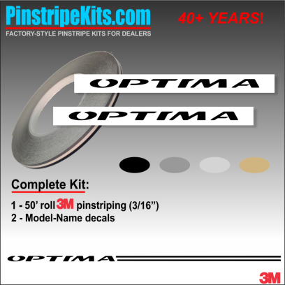 KIA vinyl logo decal emblem 3M pinstripe stripe kit