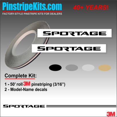 KIA vinyl logo decal emblem 3M pinstripe stripe kit