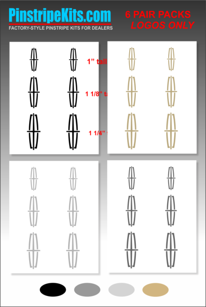 Lincoln vinyl pinstripe emblem stripe logo decal graphicvinyl pinstripe emblem stripe logo decal graphic stickers