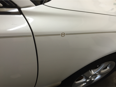 Mazda CX-9, Mazda CX-5, Mazda CX-3, Mazda6 Mazda3 Mazda2 Mazda5 vinyl pinstripe emblem stripe logo decal graphic