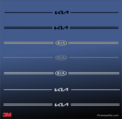 KIA vinyl logo decal emblem 3M pinstripe stripe kit
