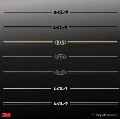 KIA vinyl logo decal emblem 3M pinstripe stripe kit