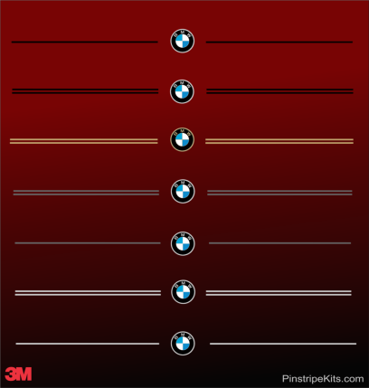 BMW 1 series, 2 series, 3 series, 4 series, 5 series, 6 series, vinyl pinstripe emblem stripe logo decal graphic emblem logo vinyl decal pinstripe graphic sticker stripe