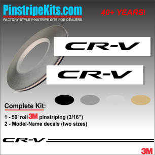 Honda CR-V CRV Accord Civic Ridgeline Odyssey HR-V Passport Pilot vinyl  logo emblem decal pinstripe kit
