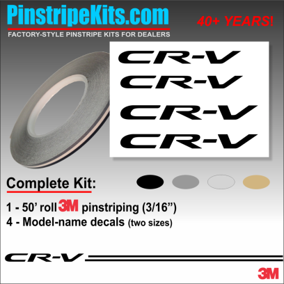 Honda CR-V CRV Accord Civic Ridgeline Odyssey HR-V Passport Pilot vinyl  logo emblem decal pinstripe kit