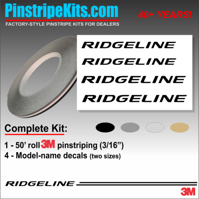 Honda CR-V CRV Accord Civic Ridgeline Odyssey HR-V Passport Pilot vinyl  logo emblem decal pinstripe kit