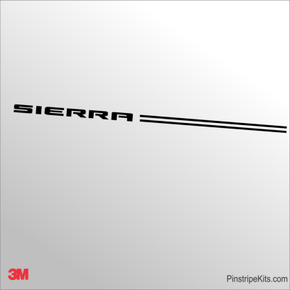 GMC vinyl logo decal emblem 3M pinstripe stripe kit